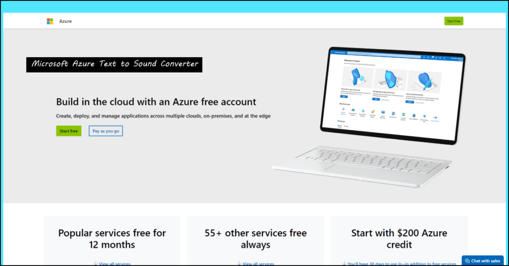 Microsoft Azure Text to Sound Converter