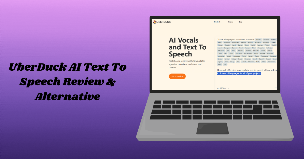 UberDuck AI Text To Speech Review & Alternative