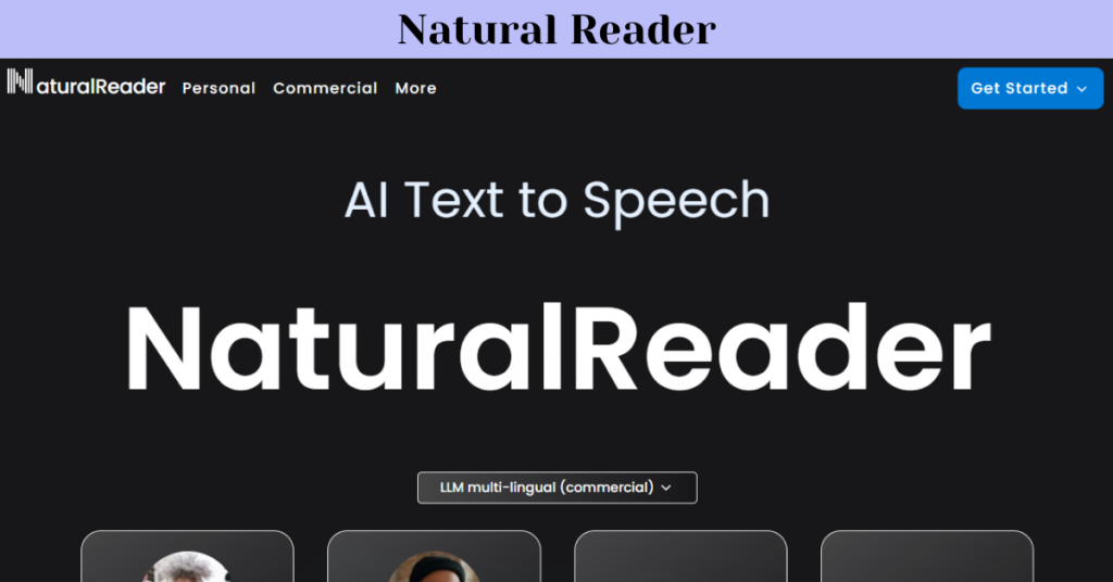 Natural Reader Convert TTS tool